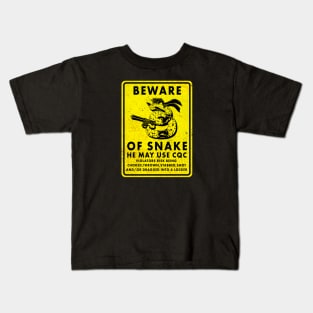 Beware of Snake Kids T-Shirt